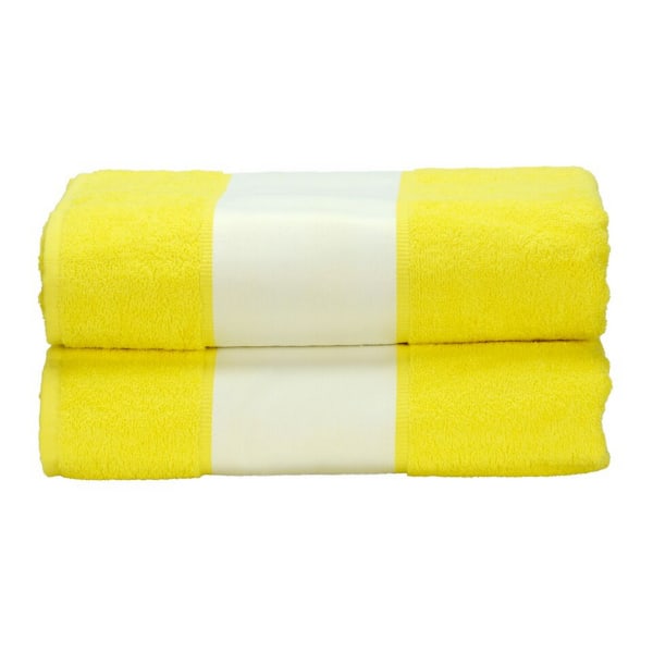 A&R Handdukar Subli-Me Badlakan One Size Ljusgul Bright Yellow One Size
