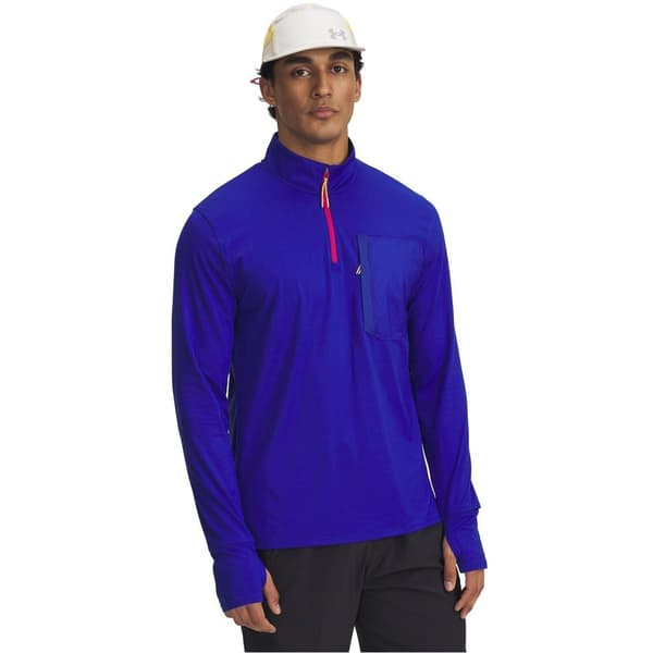 Under Armour Herr Launch Trail T-shirt S Blå Blue S