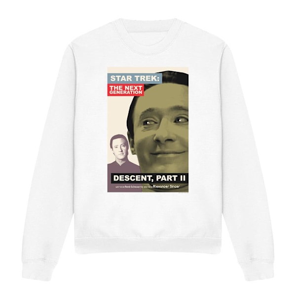 Star Trek Unisex Vuxen The Next Generation Säsong 7 Avsnitt 1 S White XL