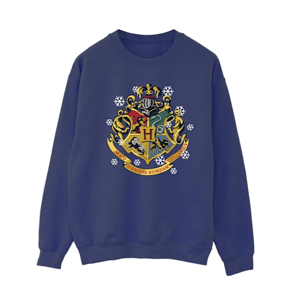 Harry Potter Dam/Damjul Jul Crest Sweatshirt L Marinblå Navy Blue L