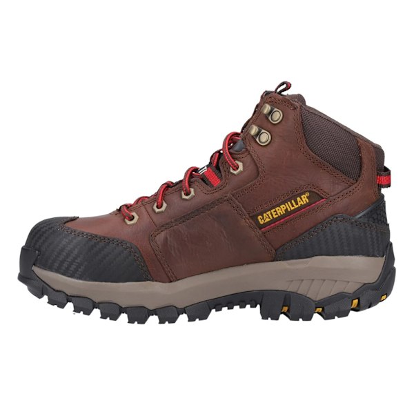 Caterpillar Navigator Läder Mid Cut Säkerhetskängor 10 UK C Clay 10 UK