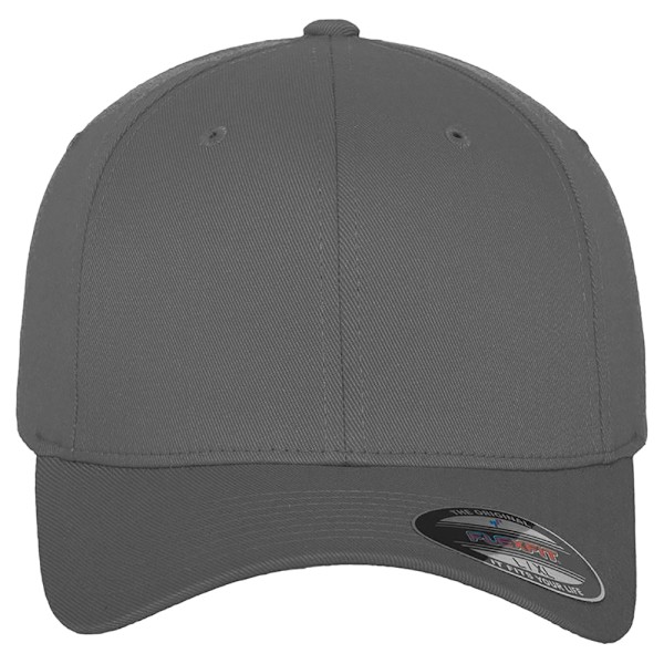 Yupoong Flexfit Fitted Baseball Cap SM Grå Grey SM