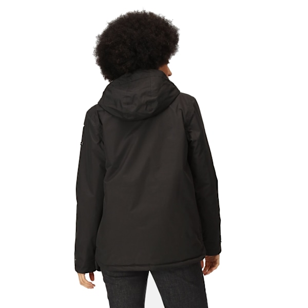 Regatta Dam/Kvinnor Broadia Vattentät Jacka 12 UK Svart Black 12 UK