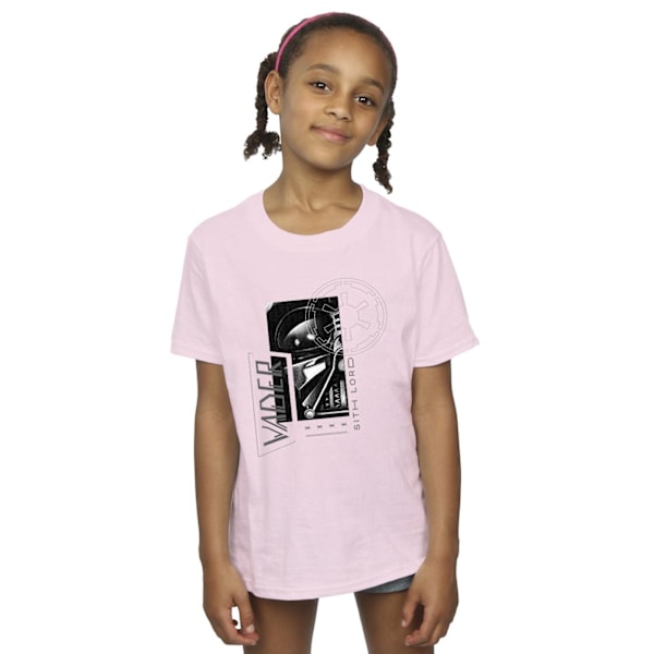 Star Wars Girls Obi-Wan Kenobi Sith SciFi Collage Bomull T-Shir Baby Pink 12-13 Years