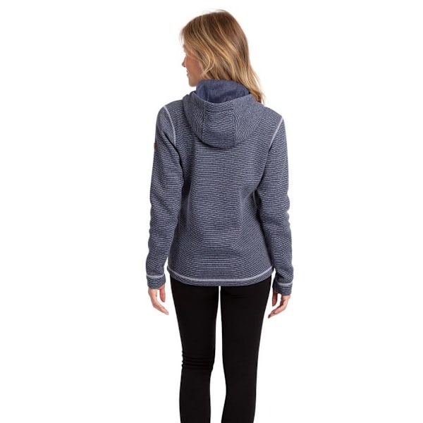 Trespass Dam/Kvinnor Rootless Stripe Marl AT200 Fleecejacka Navy S
