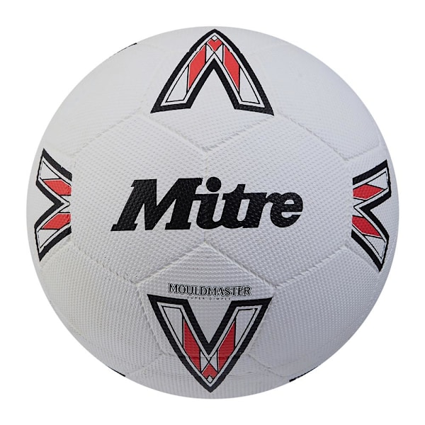 Mitre 2024 Dimpled Fotboll 4 Vit/Svart/Röd White/Black/Red 4