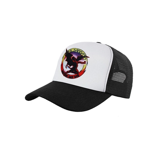 Black Sabbath Unisex Adult Never Say Die Mesh Panel Cap One Siz Black/White One Size