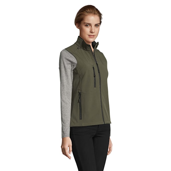 SOLS Dam/Kvinnor Rallye Soft Shell Bodywarmer Jacka M Mörk G Dark Green M