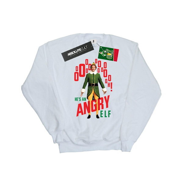 Elf Herr Angry Elf Sweatshirt XL Vit White XL