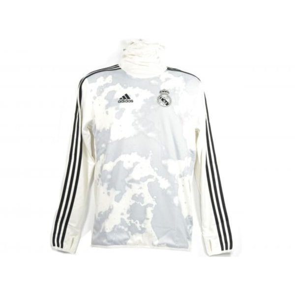 Adidas Mens Real Madrid CF Pre Warm Up Top XS Vit/Grå/Svart White/Grey/Black XS