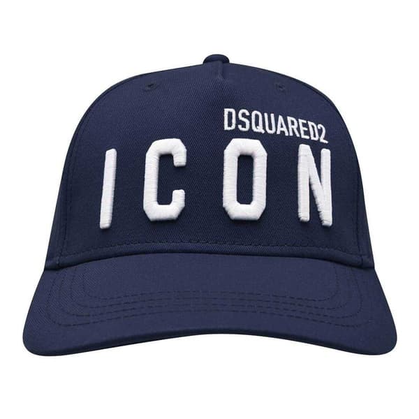 DSquared2 Barn/Kids Icon Logo Baseballkeps i Bomull En Storlek Eclipse Blue One Size