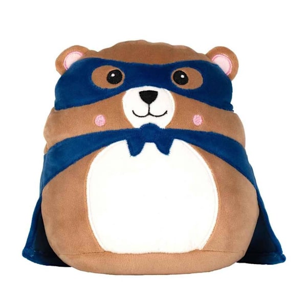 Mumbles SquidgeMe Hero Bear Plyschleksak One Size Brun/Blå Brown/Blue One Size