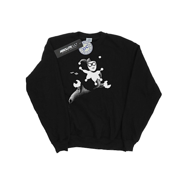 DC Comics Girls Harley Quinn Spot Sweatshirt 5-6 år Svart Black 5-6 Years