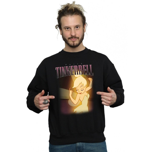 Disney Men Tinkerbell Montage Sweatshirt XL Svart Black XL