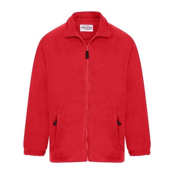 Absolute Apparel Heritage Full Zip Fleece XL Röd Red XL