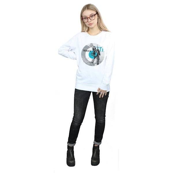 Star Wars Dam/Damer Boba Fett Bounty Hunter Cirkel Sweatshirt White L