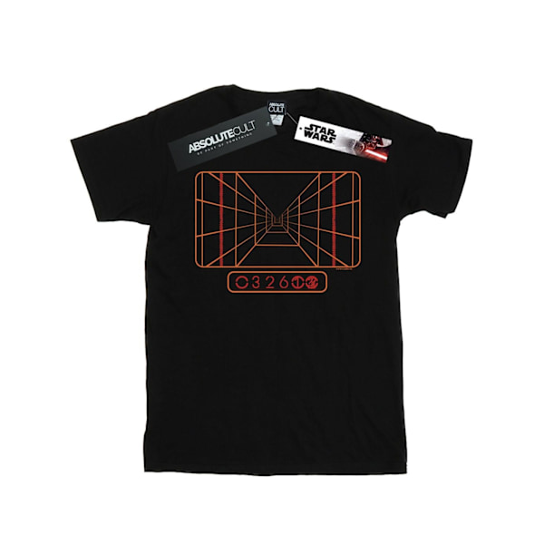 Star Wars Dam/Damer Targeting Computer Bomull Boyfriend T-shirt XXL Svart Black XXL
