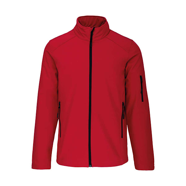 Kariban Herr Soft Shell Jacka M Röd Red M