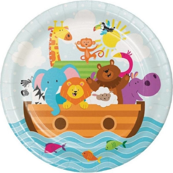 Kreativa festpapper Babyshower-festplattor (8-pack) En storlek Multicoloured One Size