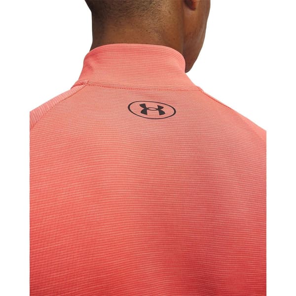 Under Armour Herr Tech Textured Half Zip Tröja XL Venom Red/Black Venom Red/Black XL