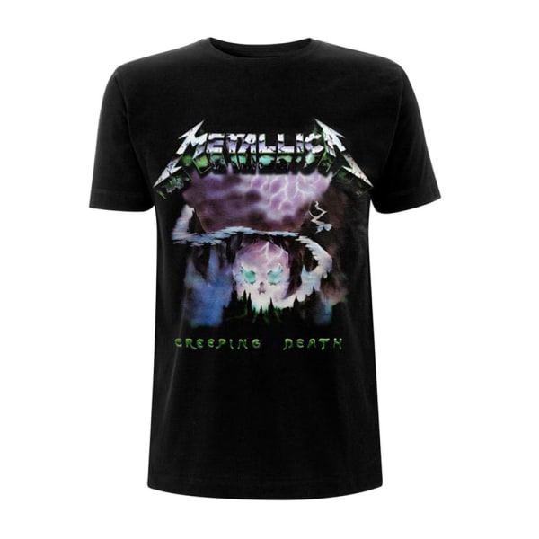 Metallica Unisex Vuxen Creeping Death T-shirt L Svart Black L