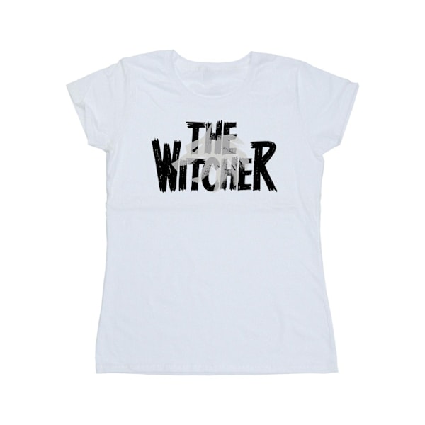 Netflix Dam/Damer The Witcher Wolfhead Witcher Bomull T-shirt White XL