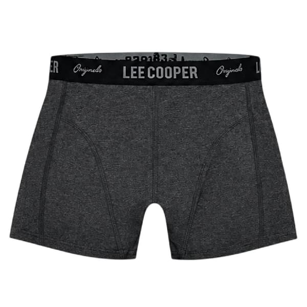 Lee Cooper Boxertrosor för män (5-pack) M Svart/Marinblå/Gråmelerad Black/Navy/Grey Marl M