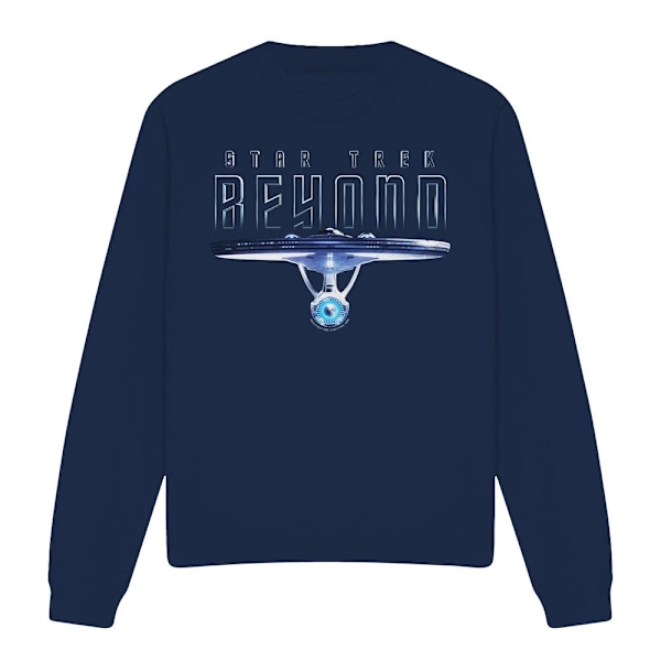 Star Trek Beyond Unisex Vuxen Enterprise Beyond Sweatshirt M Na Navy M