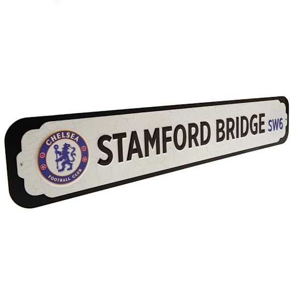 Chelsea FC Deluxe Stadium Plaque One Size Vit/Blå/Svart White/Blue/Black One Size