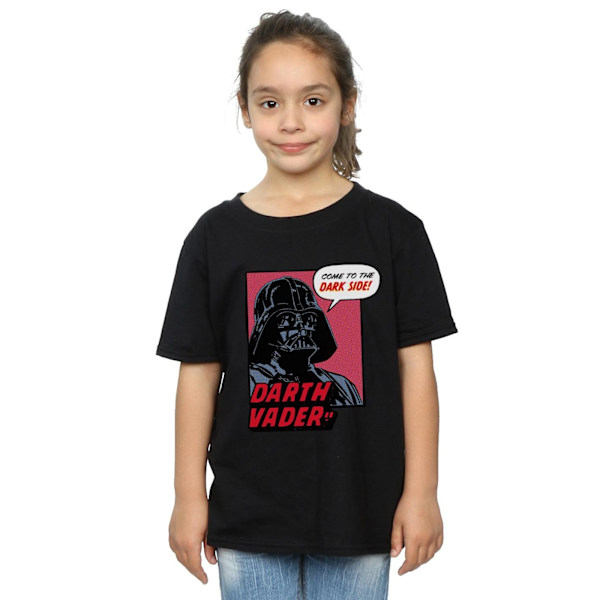 Star Wars Girls Come to The Dark Side Bomull T-shirt 9-11 år Black 9-11 Years