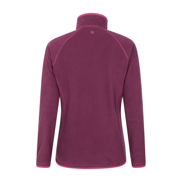 Mountain Warehouse Montana Halvzip Fleece Top 10 för damer Berry 10 UK