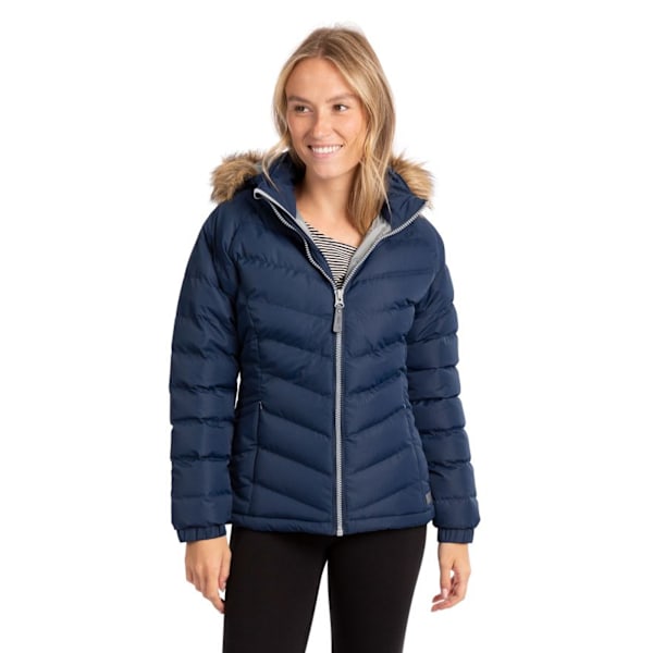 Trespass Womens/Ladies Nadina Vattentät Vadderad Jacka XL Marinblå Navy XL