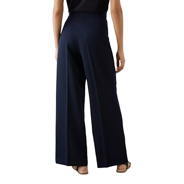 Dorothy Perkins Kvinnors/Damers Högmidjade Petite Vida Byxor Navy 8 UK