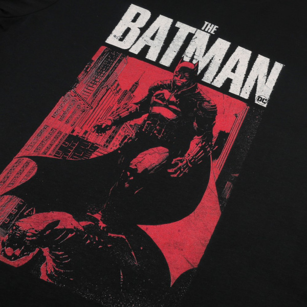Batman Mens Gotham City Långärmad T-shirt L Svart Black L