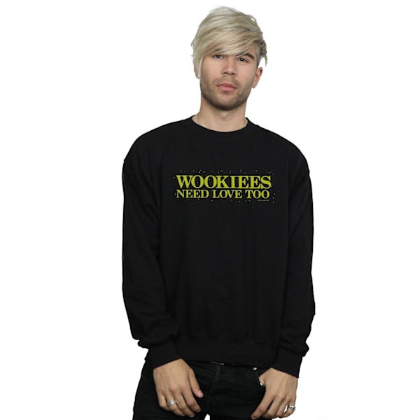 Star Wars Wookiees Need Love Too Sweatshirt 4XL Svart Black 4XL