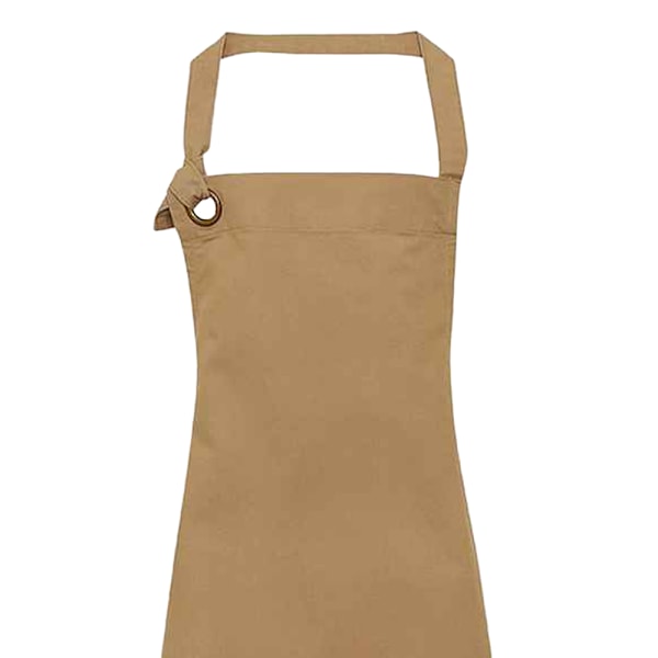 Premier Unisex Vuxen Calibre Haklappsförkläde En Storlek Khaki Khaki One Size