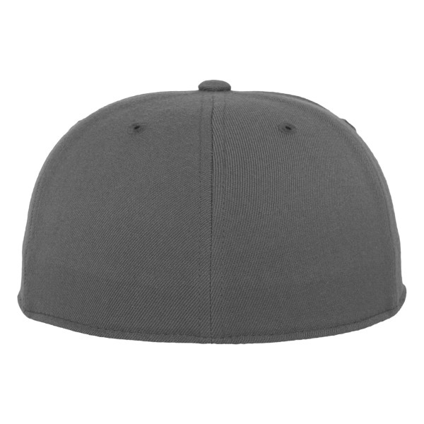 Yupoong Flexfit Unisex Premium 210 Fitted Flat Peak Cap LXL Mörkgrå Dark Grey LXL