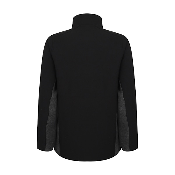Henbury Unisex Kontrast Soft Shell Jacka XXS Svart/Kol Black/Charcoal XXS