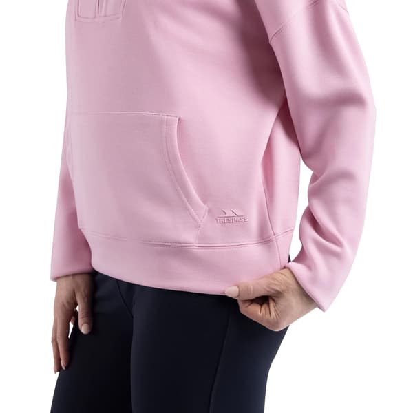 Trespass Jean Half Zip-tröja för dam S Carnation Carnation S
