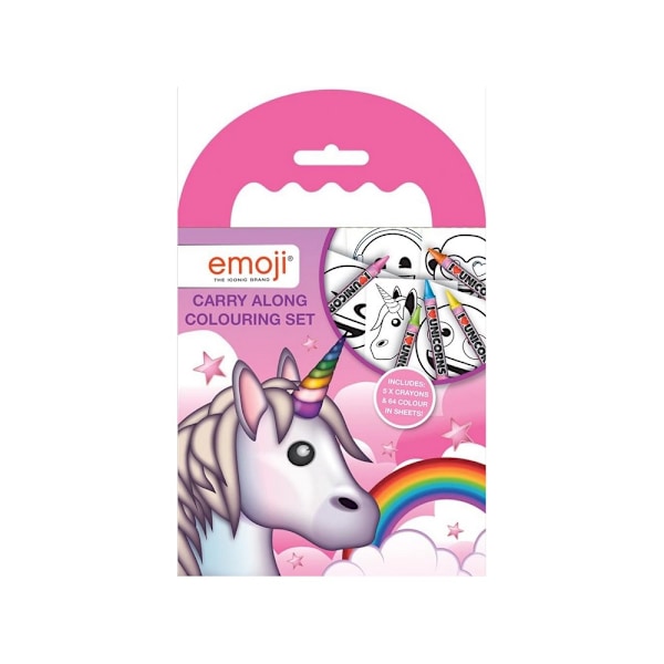 Emoji Unicorn Färgset (6-pack) En Storlek Flerfärgad Multicoloured One Size