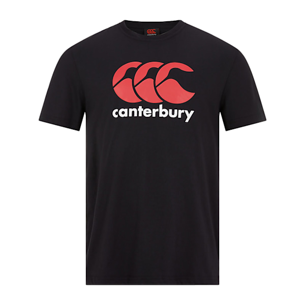 Canterbury Herr Logo T-shirt S Svart/Vit/Röd Black/White/Red S