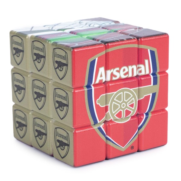 Arsenal FC Pusselkub En Storlek Röd/Vit Red/White One Size