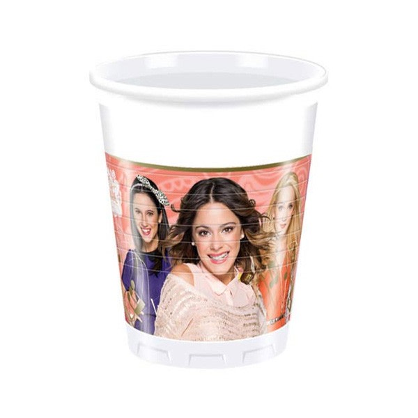 Violetta Music Passion Plast Party Cup (Pack om 8) One Size M Multicoloured One Size