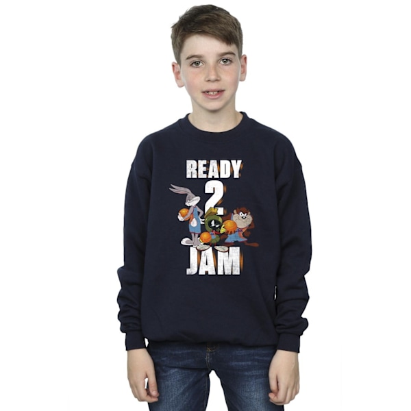 Space Jam: A New Legacy Boys Ready 2 Jam Sweatshirt 3-4 år N Navy Blue 3-4 Years