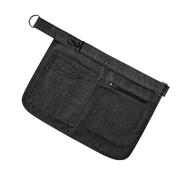 Premier Adults Unisex Metro Utility Hip Apron One Size Black De Black Denim One Size