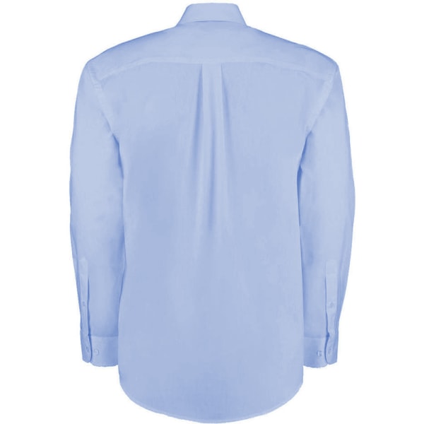 Kustom Kit Herr långärmad Corporate Oxford Shirt 15,5 tum Lig Light Blue 15.5inch