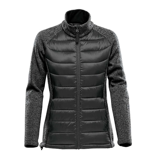Stormtech Dam/Kvinnor Narvik Hybrid Soft Shell Jacka XL Svart Black/Dolphin/Heather XL