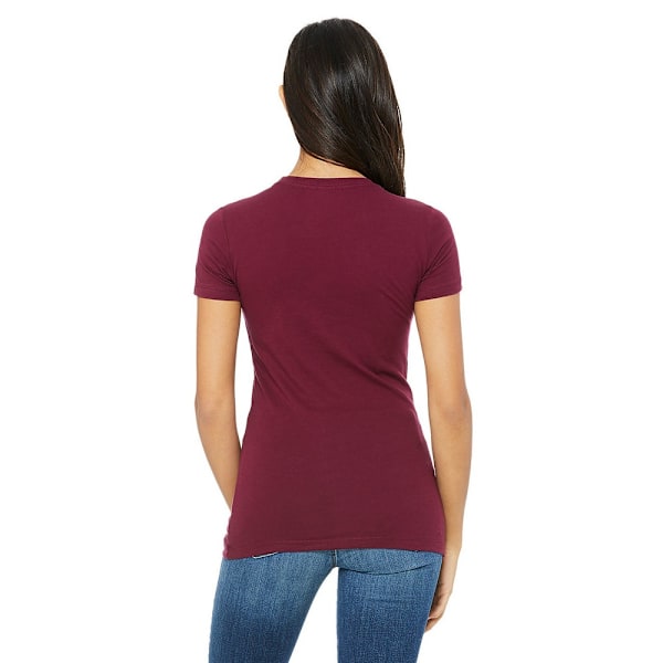 Bella + Canvas Dam/Damer The Favourite T-Shirt M Maroon Maroon M