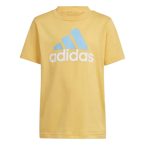 Adidas Barn/Kids Essentials Logo T-shirt & Shorts Set 6-7 Yellow/Blue 6-7 Years