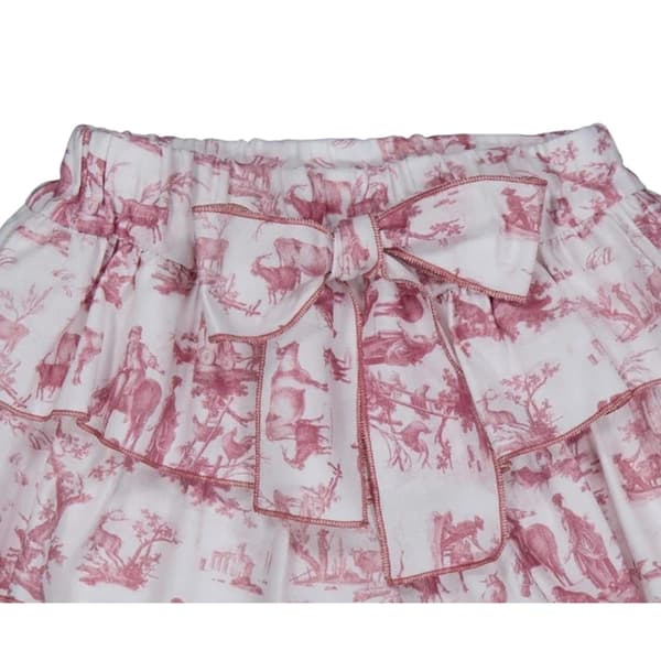 Phi Flickakjol Toile 5-6 år Bordeaux Bordeaux 5-6 Years